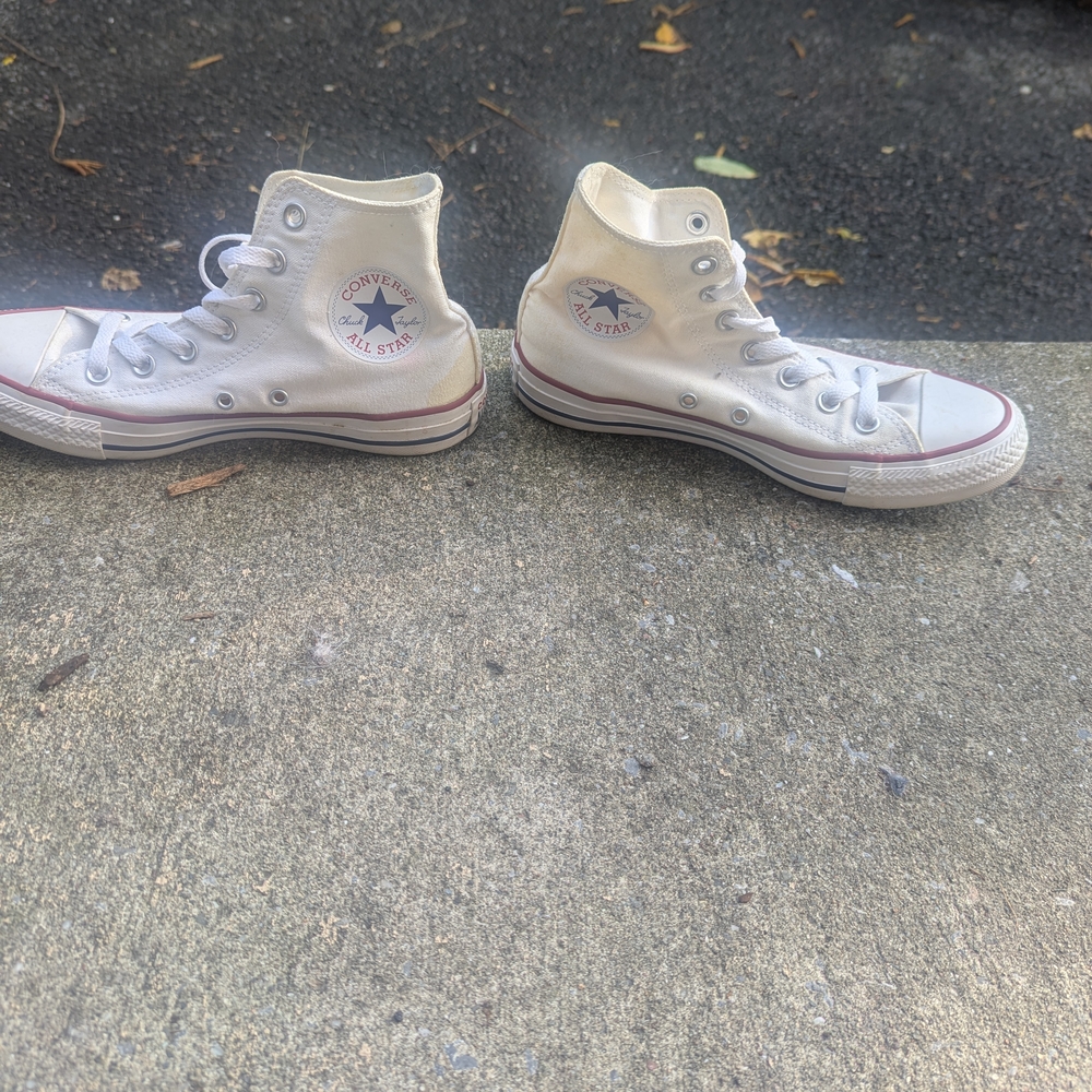 Converse High-Top Sneakers in White